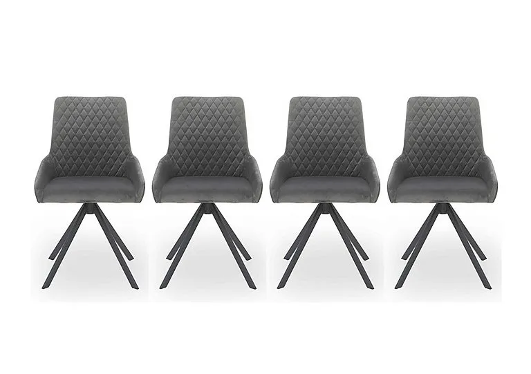 Matteo Set of 4 Velvet Dining Chairs