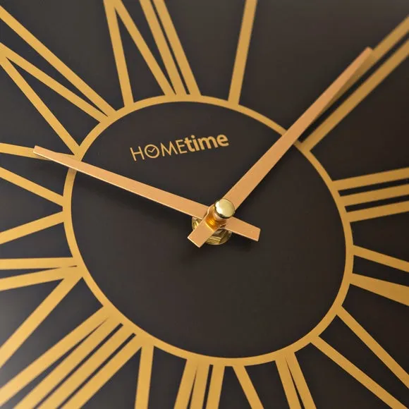 Hometime Pocket Watch Aluminium Round Wall Clock 3
