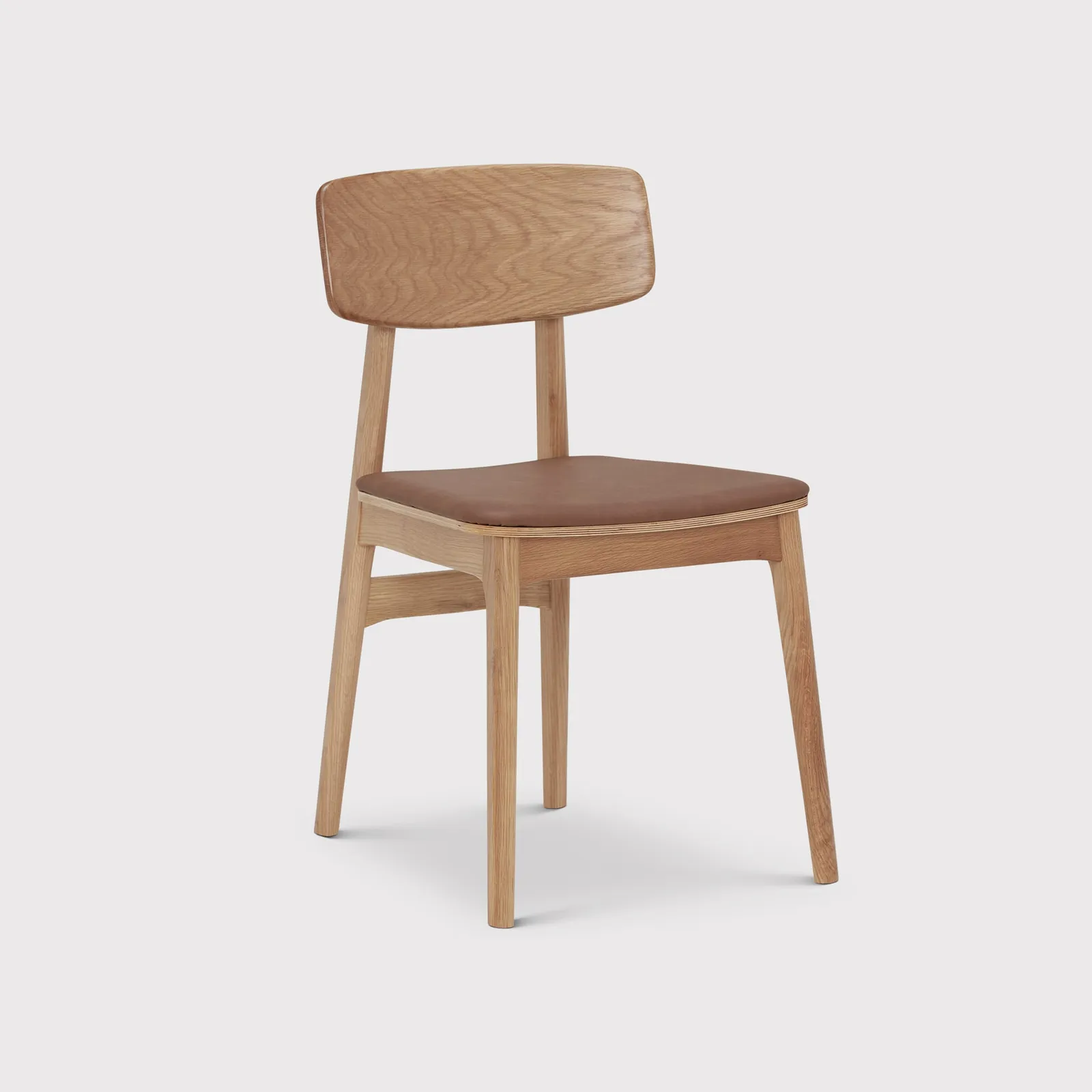 Tatum Livo Dining Chair, Brown Oak | Barker & Stonehouse 4