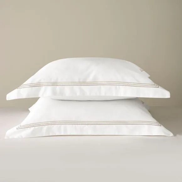 Dorma Rovello Embroidery 100% Cotton Continental Pillowcase 3
