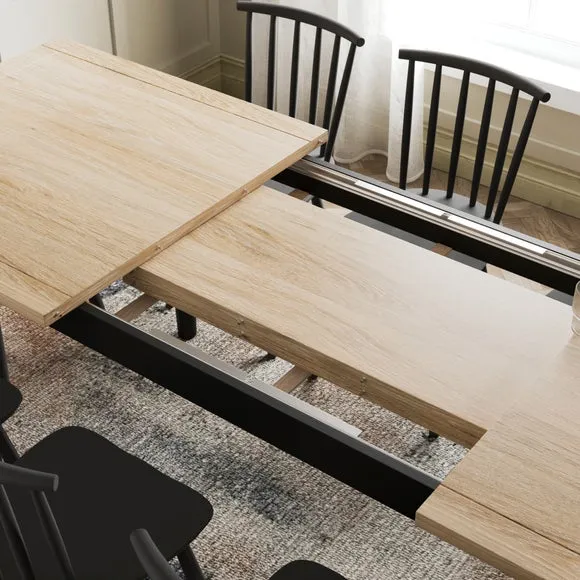 Pip 6-10 Seater Rectangle Extendable Dining Table 4