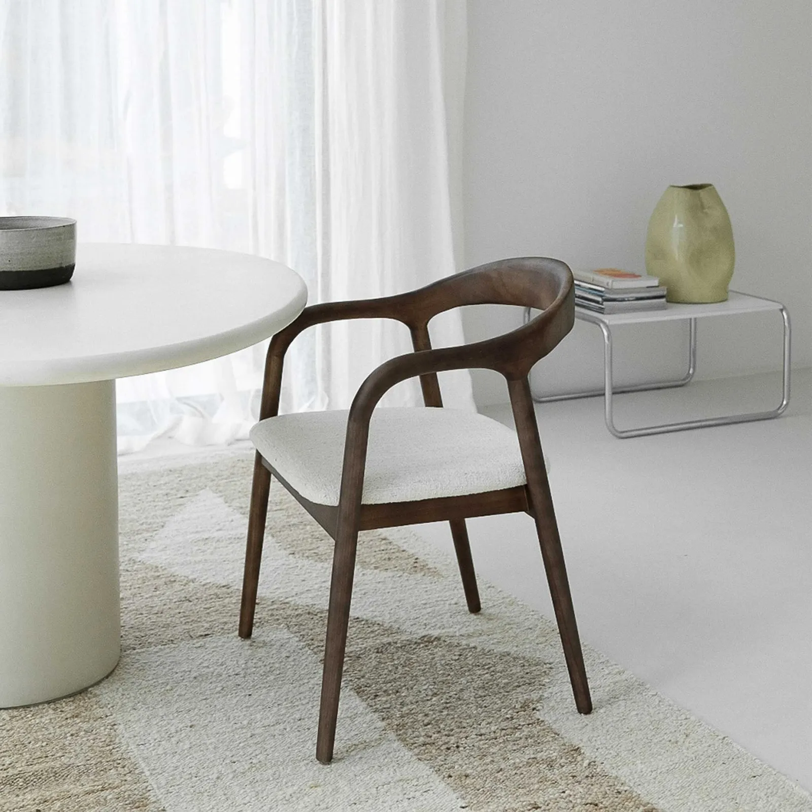 Carlow Dining Chair, Walnut Wood | Barker & Stonehouse 2