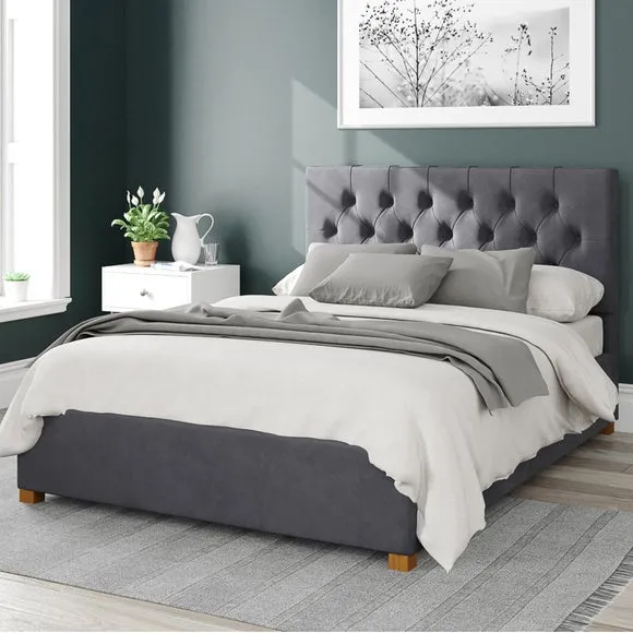 Olivier Plush Velvet Ottoman Bed Frame 1