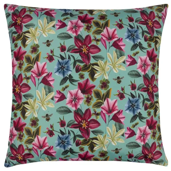 Wylder Nature Midnight Garden Birds Outdoor Cushion 4