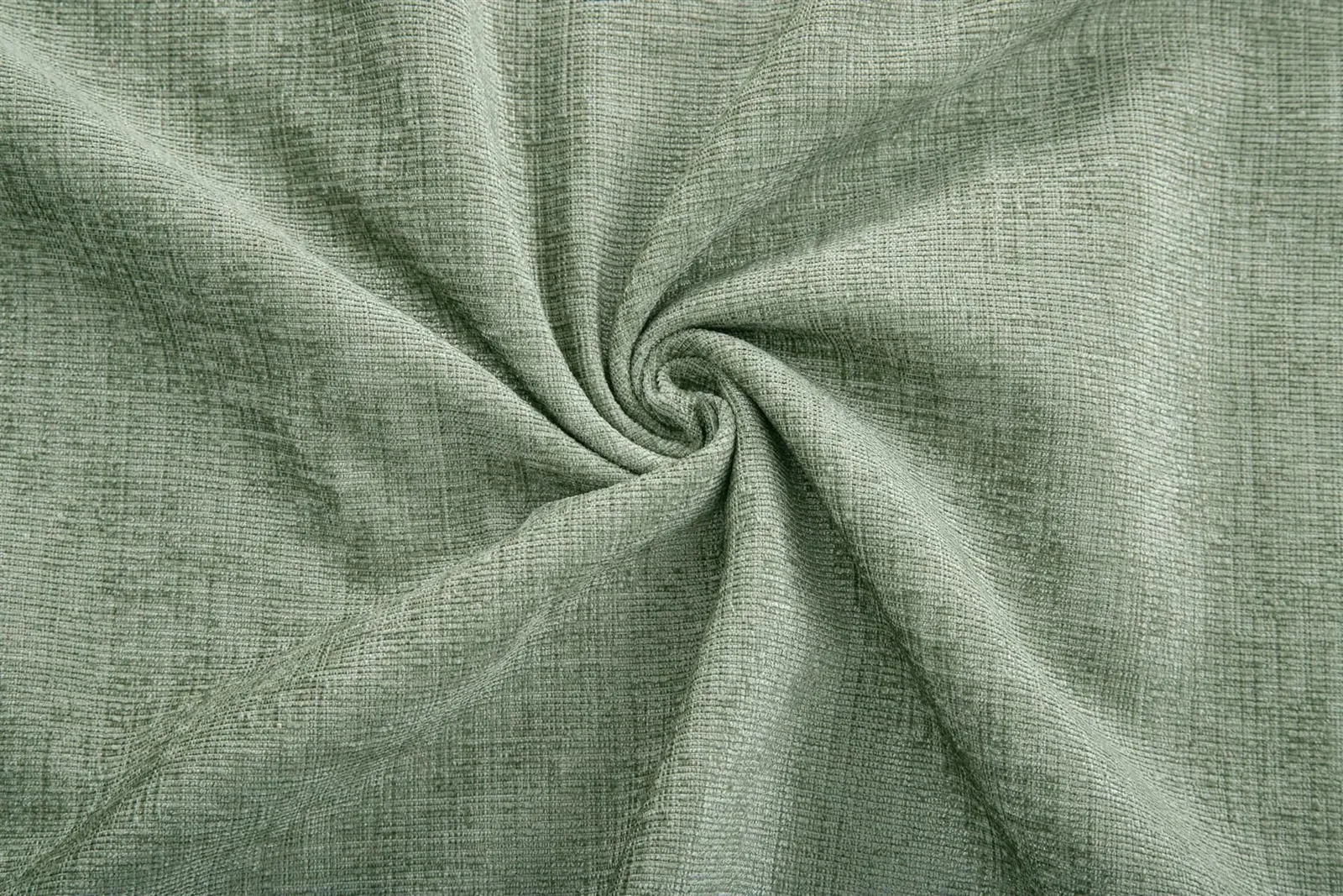 Sundour Amberley Chenille Eyelet Curtains in Green 5