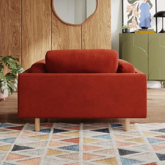 Newton Luxe Chenille Snuggle Chair 3