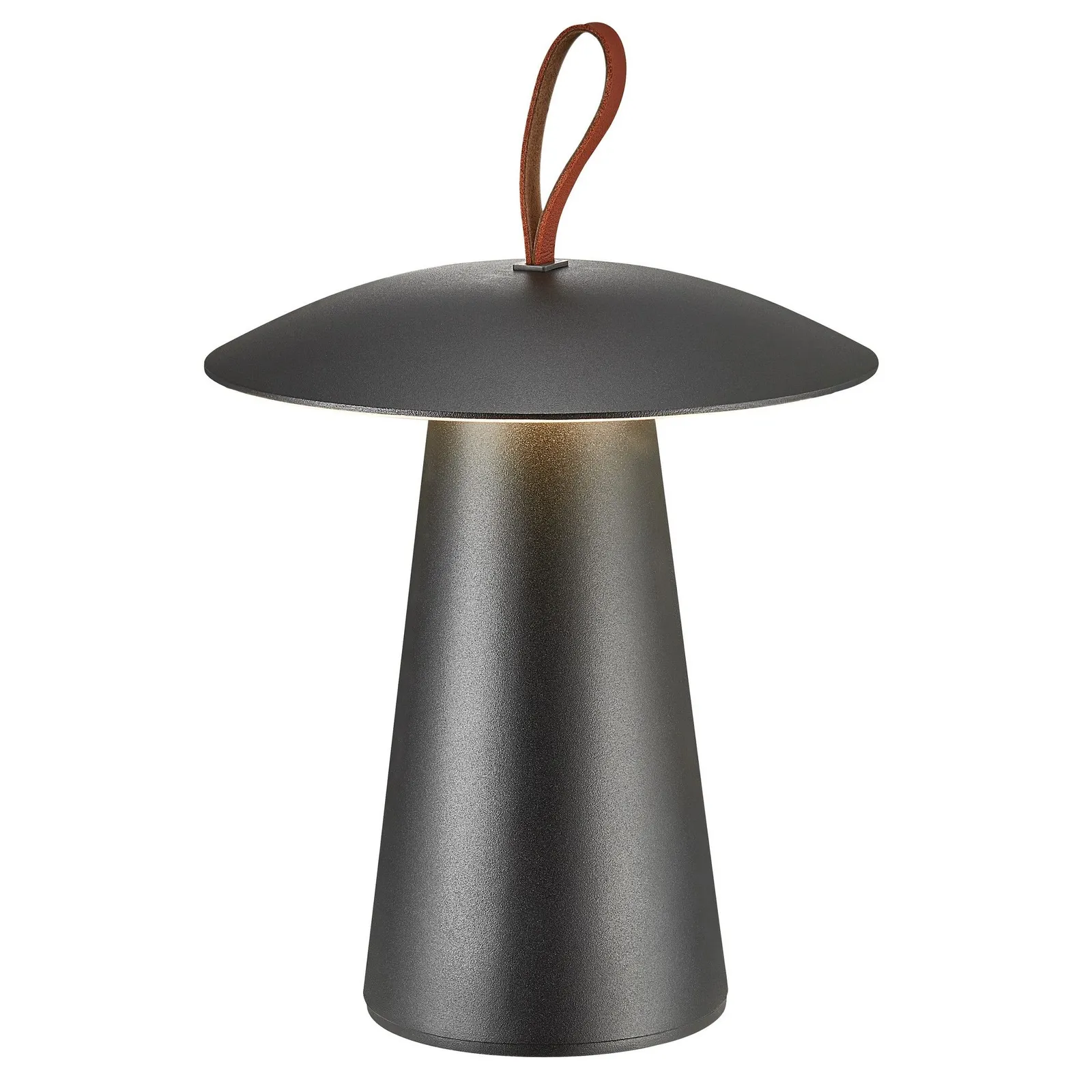 Nordlux Modern Outdoor Table Battery Light Black Aluminium Intergrated LED Touch Dimmer - Battery, IP54