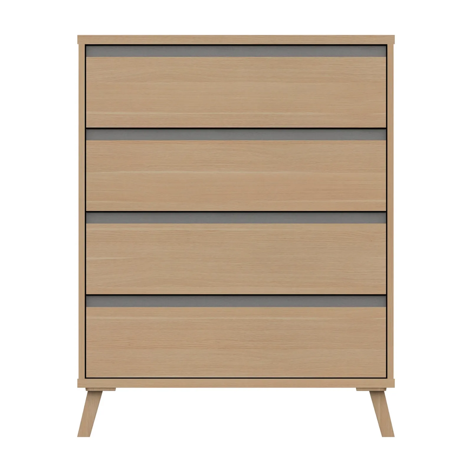 Jenson 4 Drawer Chest Brown