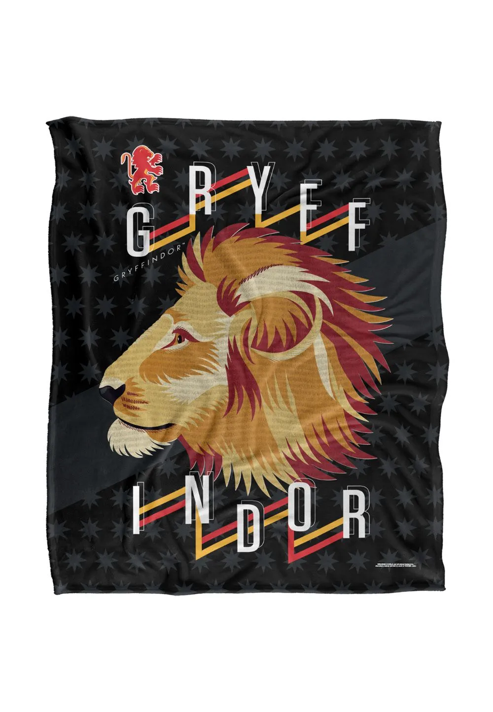Harry Potter Blanket, 152x127 cm Neo Industries Gryffindor Silky Touch Super Soft Throw Blanket in White