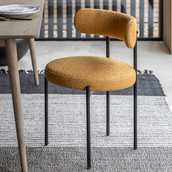 Set of 2 Mesa Dining Chairs, Fabric
