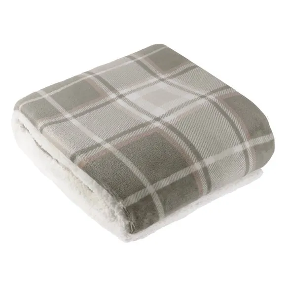Wylder Nature Braemar Sherpa Throw Blanket 140cm x 180cm 6