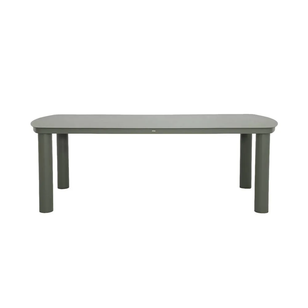 sweeek Aluminum garden table for 10 people 225cm in Khaki 3