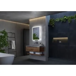 Sensio Luka Smart Colour Changing LED Mirror with Built in Alexa Digital Assistant - 700 x 500mm 2