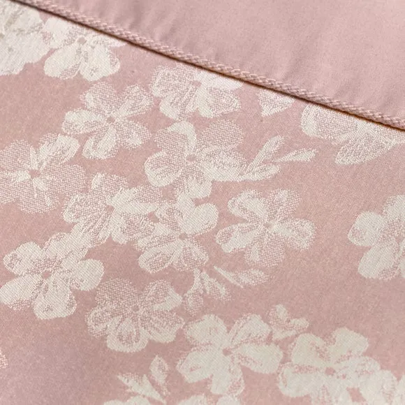 Serene Blossom Blush Duvet Cover and Pillowcase Set 3