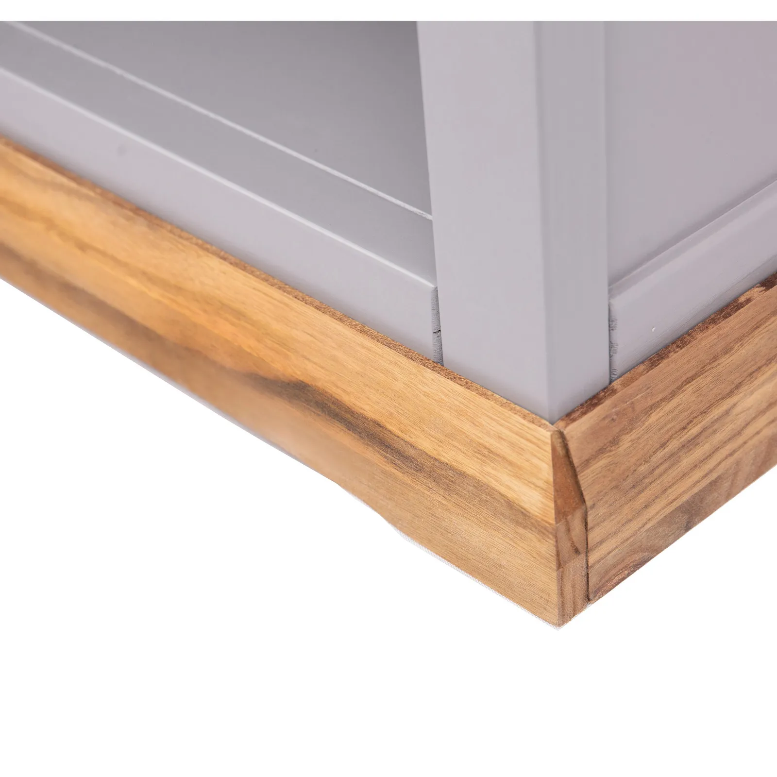 Cabinet Bits Bookcase with plinth 120x70x25cm in Grey 6