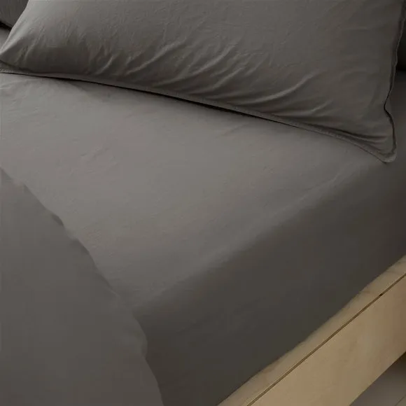 Soft Washed Cotton Fitted Sheet 1