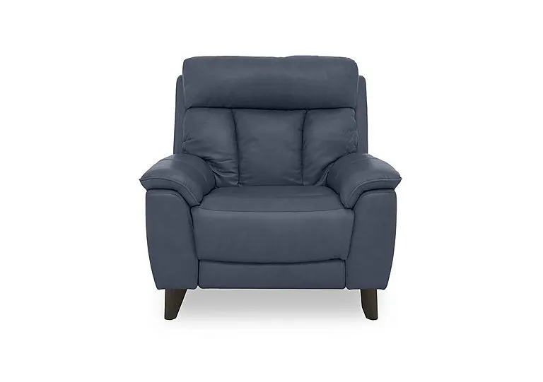 Dreamer NC Leather Power Recliner Chair - NC Ocean Blue