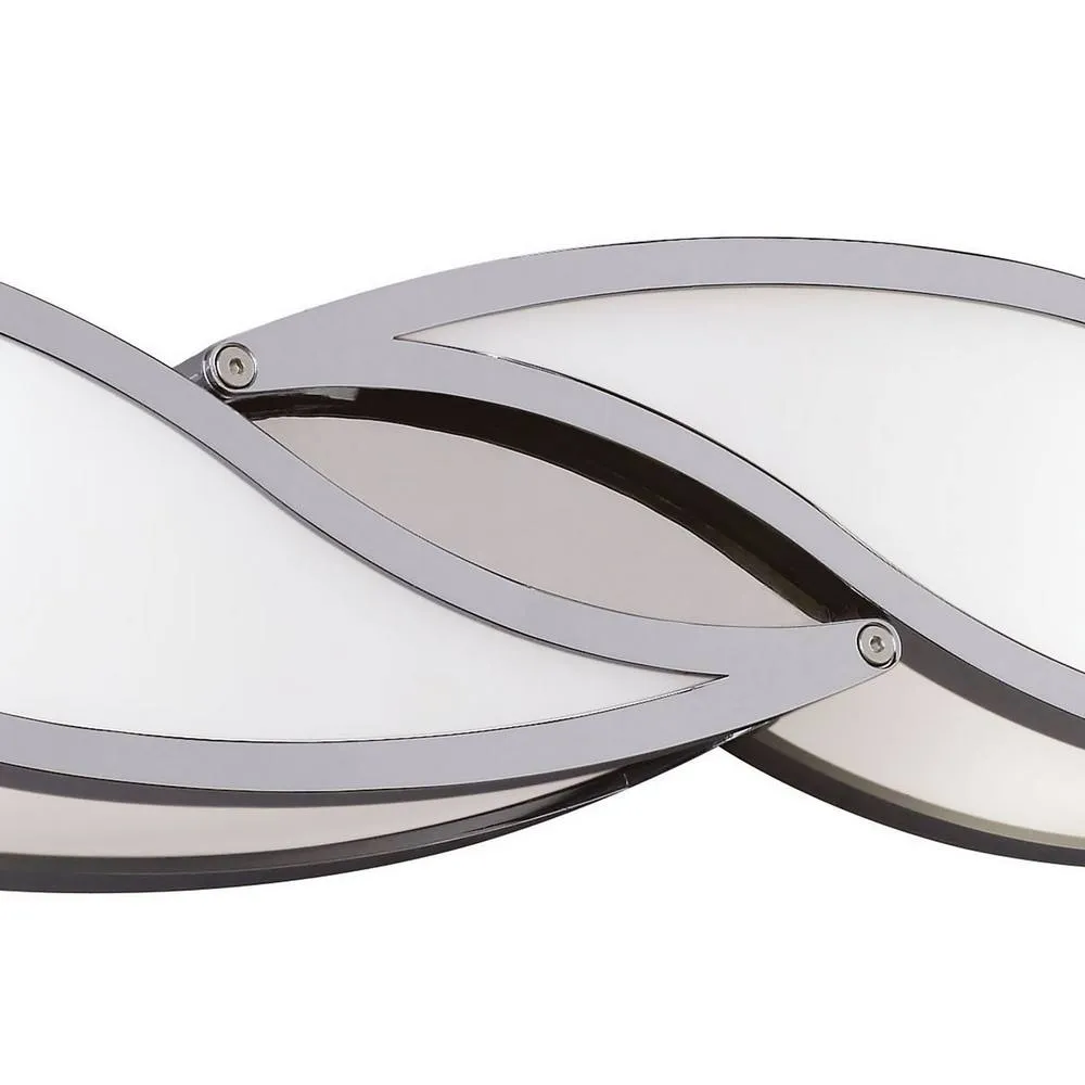 Netlighting Sintesys Wall Lamp GU10 2 Light Small Polished Chrome in Grey 4