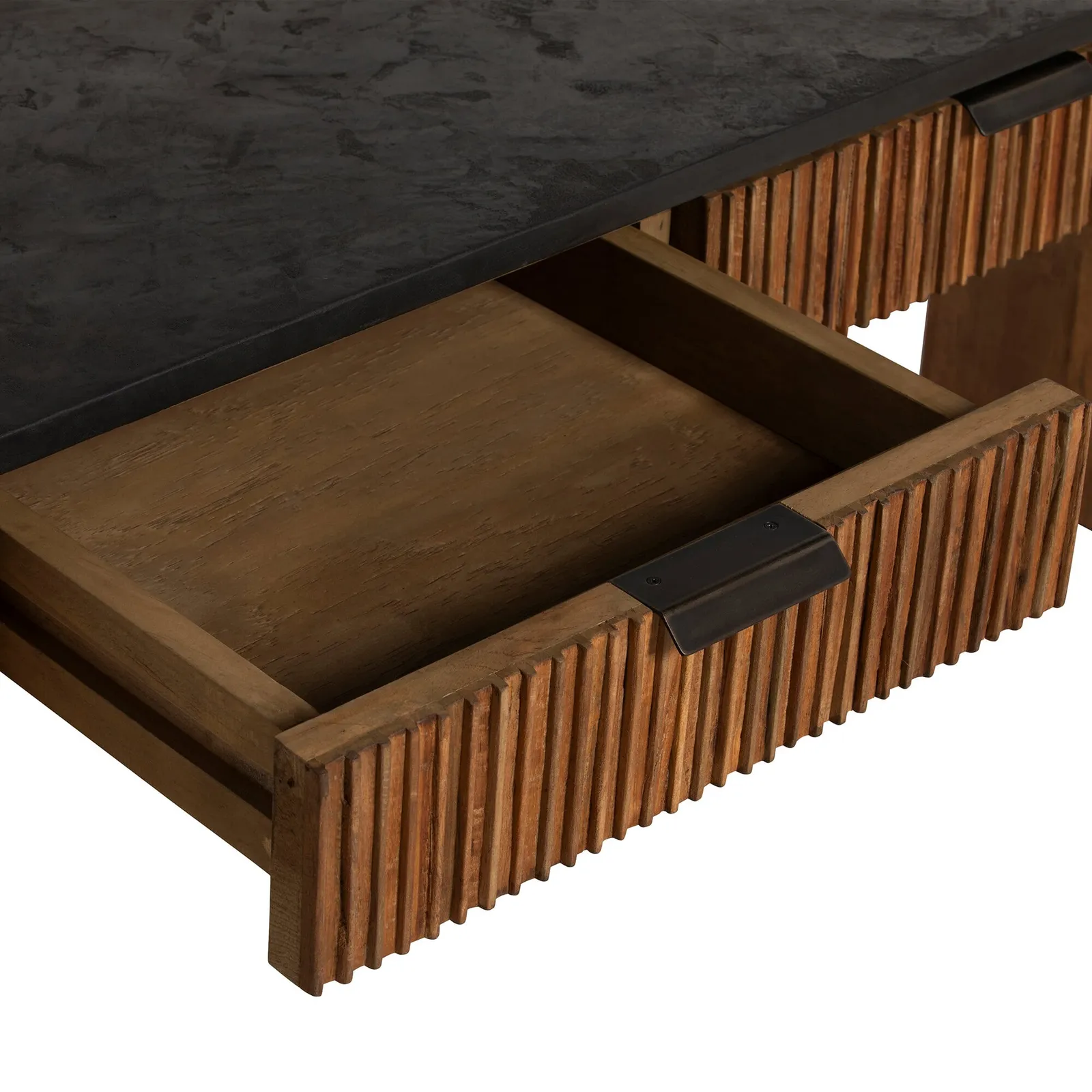 Trinidad Rectangular Desk, Teak Wood | Barker & Stonehouse 6