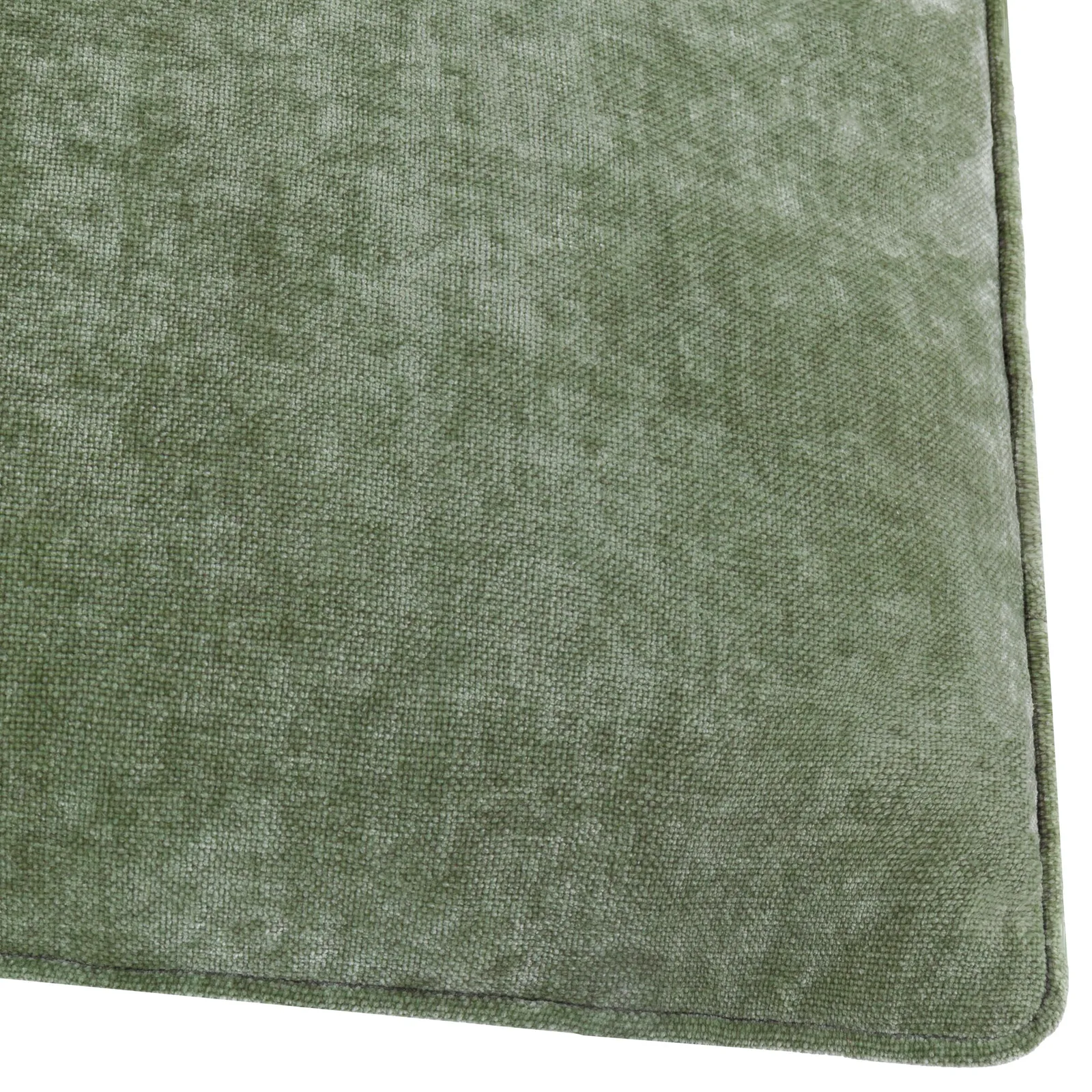 Yard Heavy Chenille Woven Piped Cushion in Light Green 4