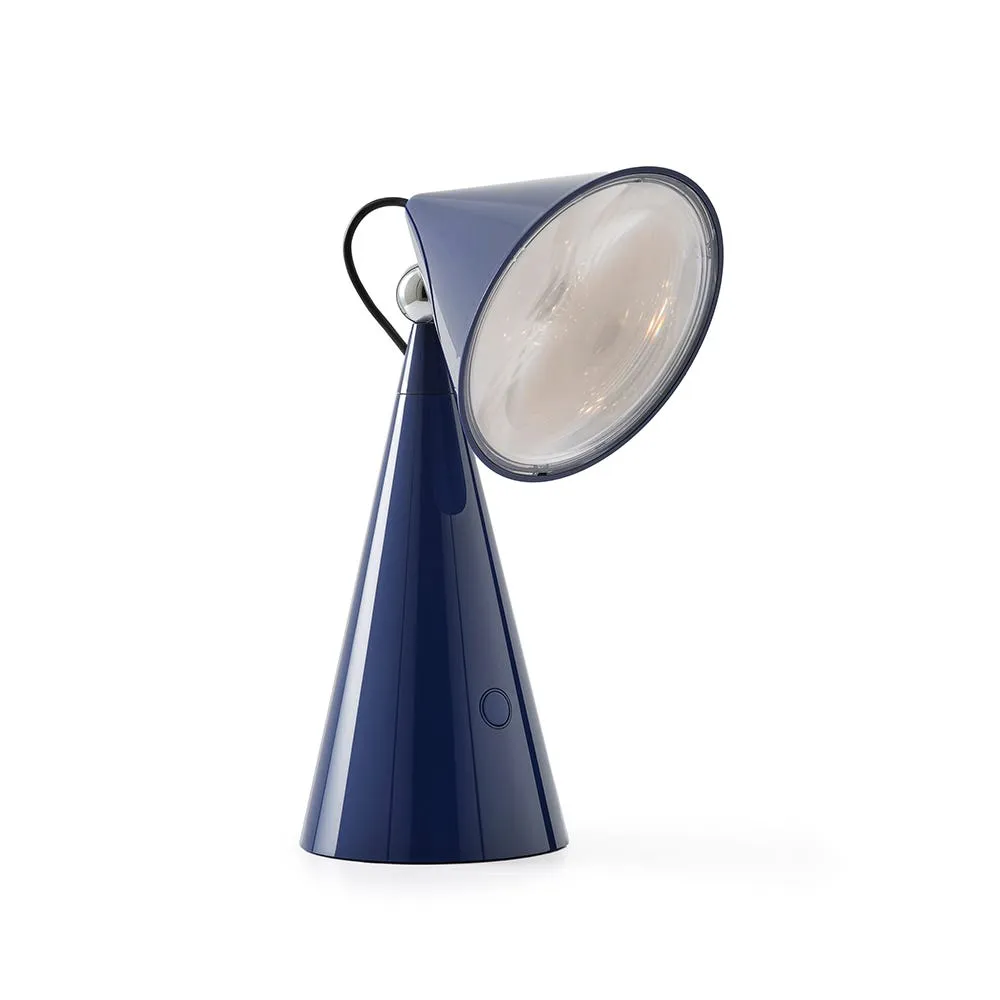 Tom Dixon Pose LED Portable Table Lamp Indigo 2