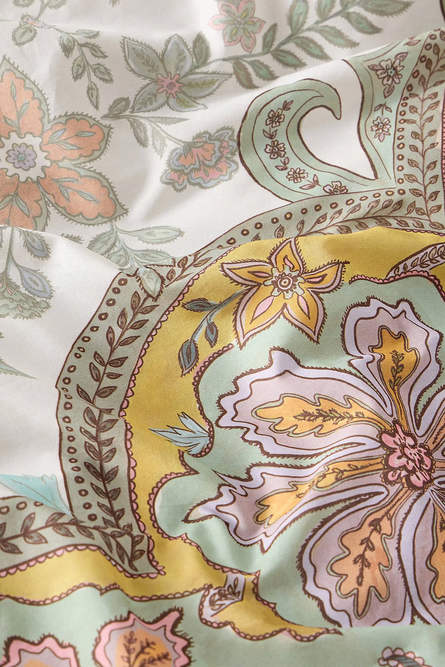 Mint Saffron Duvet Set - Mint 5