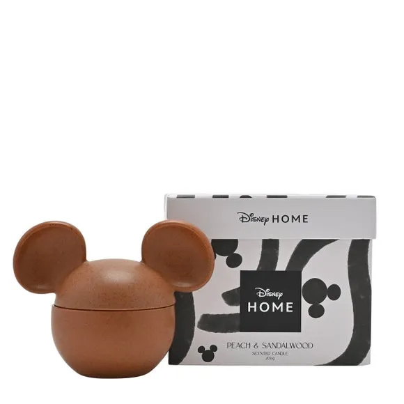 Disney Mickey Terracotta Ceramic Peach & Sandalwood Candle 3