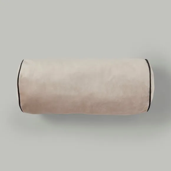 Luxe Velour Contrast Bolster Cushion 2