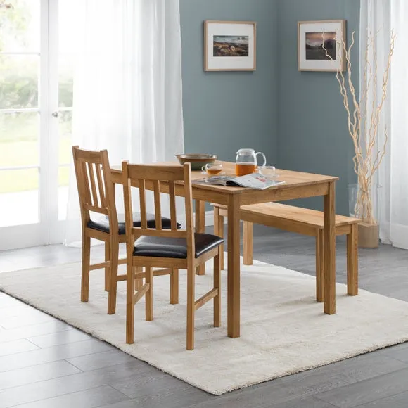 Coxmoor 4 Seater Rectangular Dining Table, Oak 4