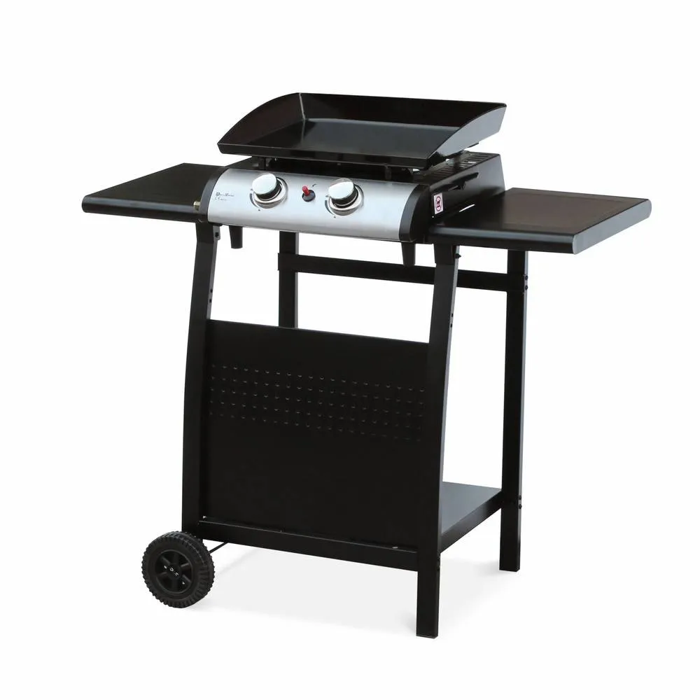 sweeek Trolley for gas plancha Porthos 2 burners in Black 6