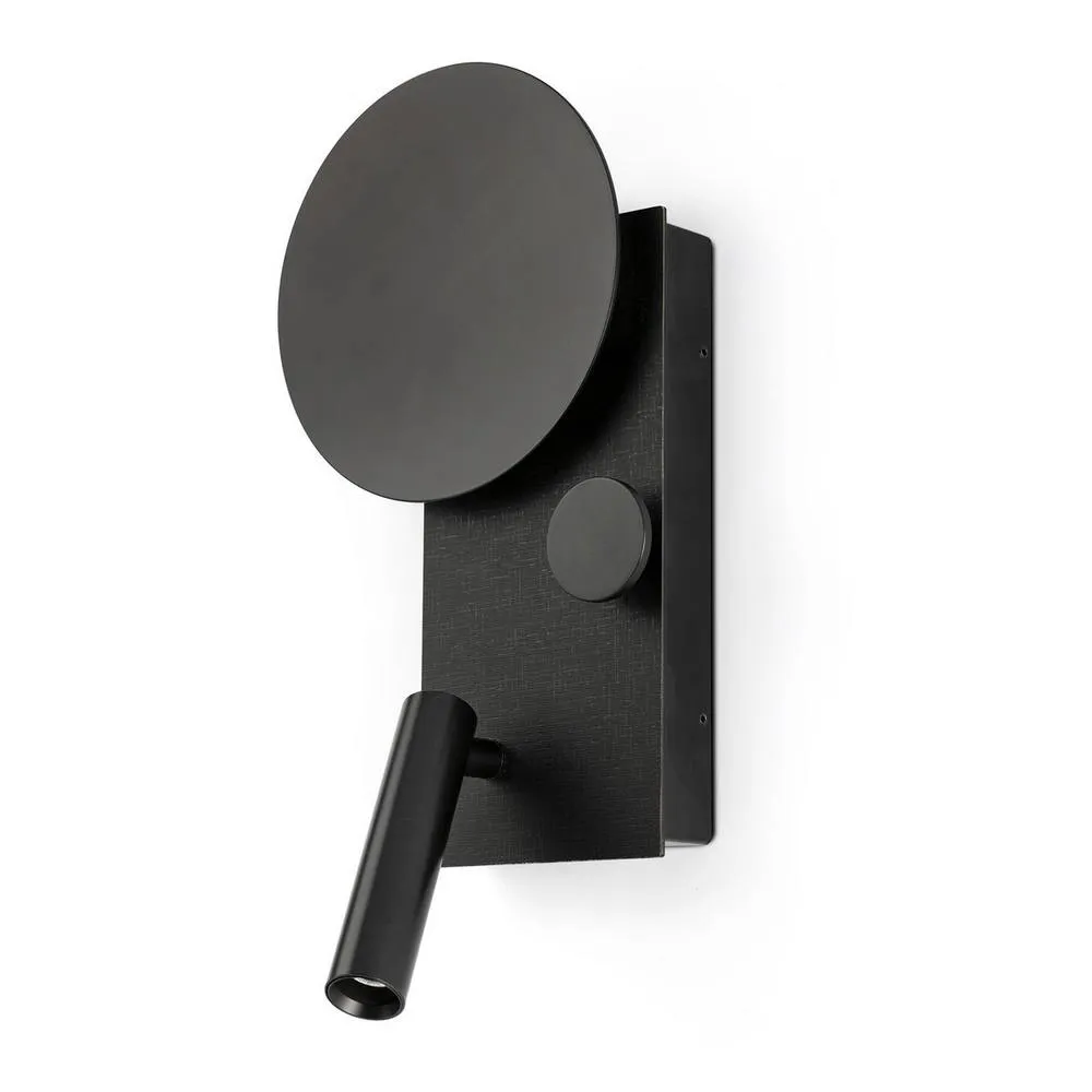 Netlighting Klee Right Reading Light Textured Black 2700K 5