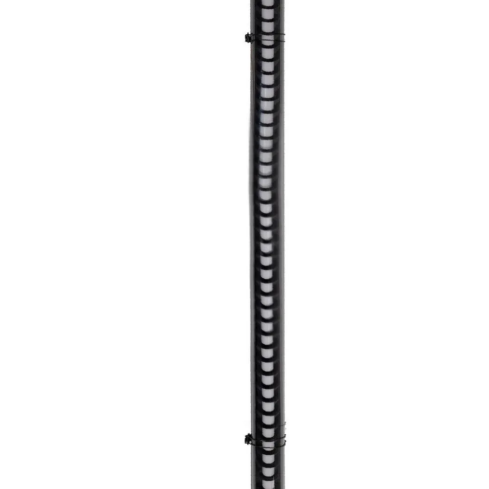 Netlighting Scuba 120cm Outdoor Flush Wall Lamp Black 2700K IP65 2