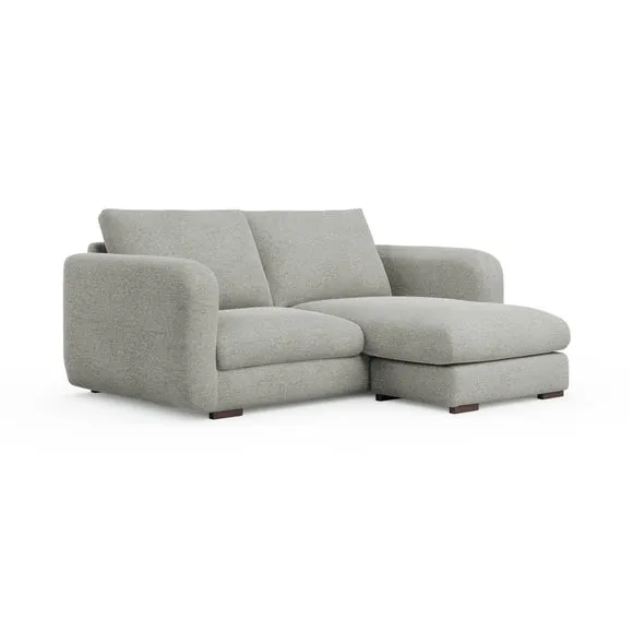 Luca Soft Chenille Reversible Corner Chaise Sofa 6