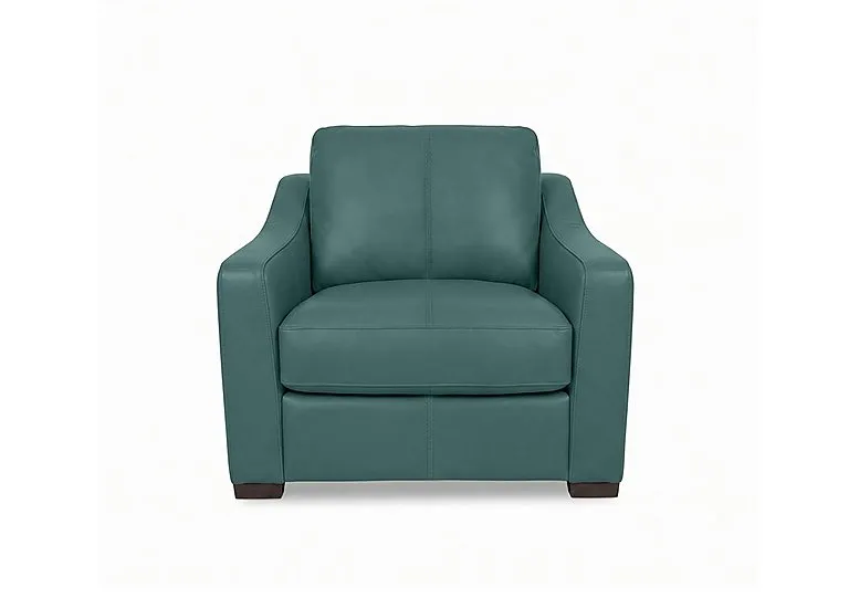 Nap Leather Snuggler Sofa Bed - Lake Green - Sofas and Armchairs - In Time for Christmas