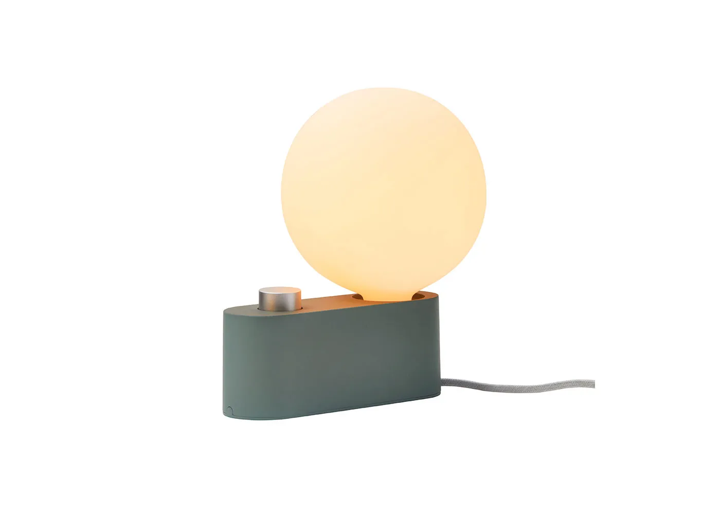 Tala Alumina Table and Wall Lamp Sage with Sphere IV Bulb 1