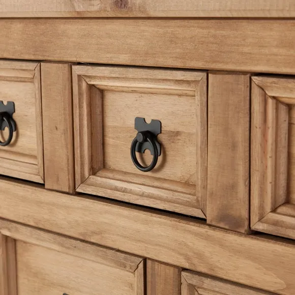 Corona 9 Drawer Chest, Pine 6
