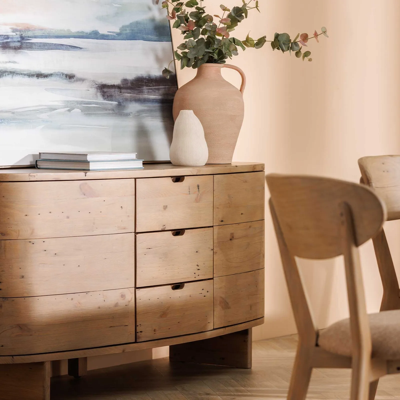 Lathan Buffet Cabinet With 2 Doors, Wood | Barker & Stonehouse 2