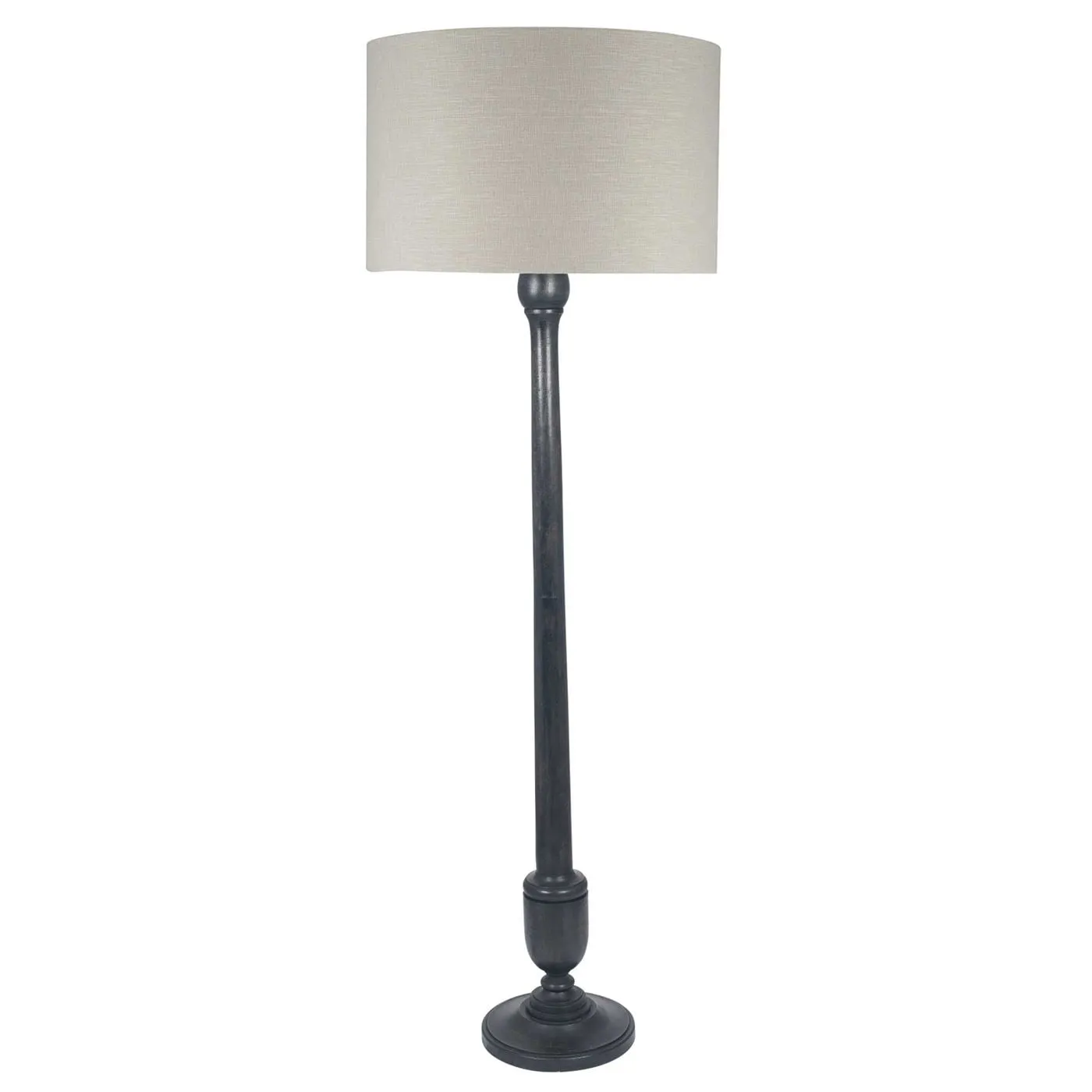 Dark Wood Floor Lamp | Barker & Stonehouse