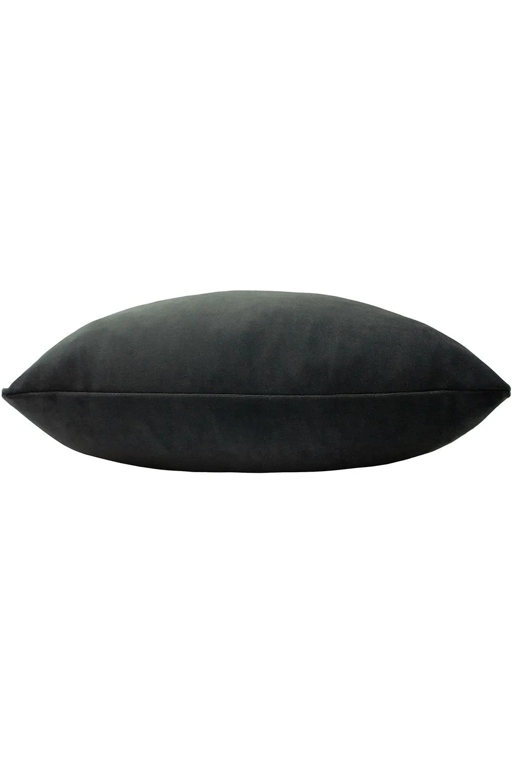 Paoletti Sunningdale Soft Velvet Cushion in Charcoal 2