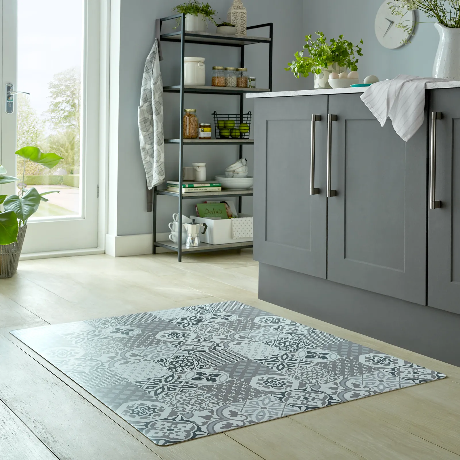 Purity Tile Vinyl Mat Grey