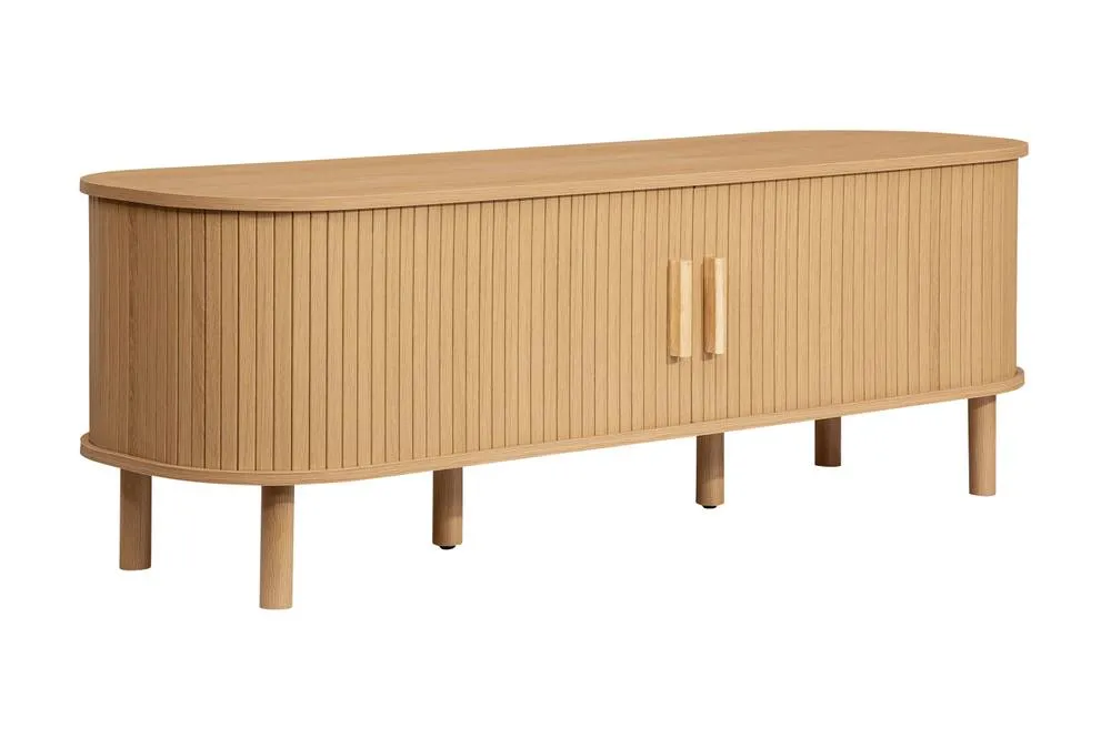 Birlea Axel Fluted Small TV Unit in Beige 6
