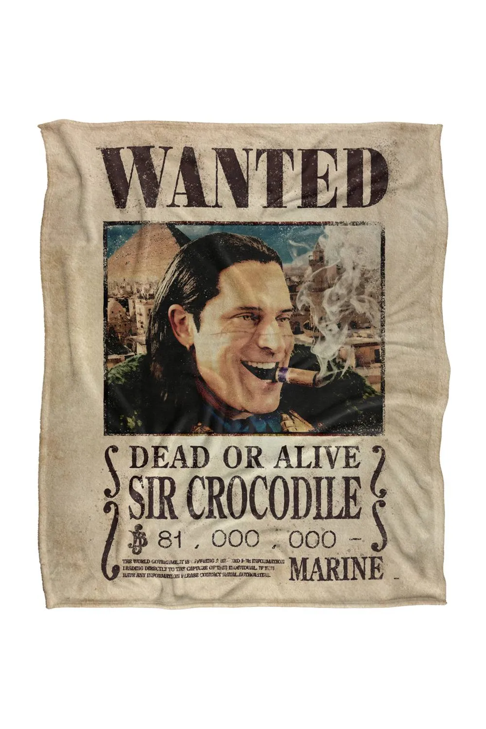 Netflix One Piece Wanted Poster Silky Super Soft Throw Blanket