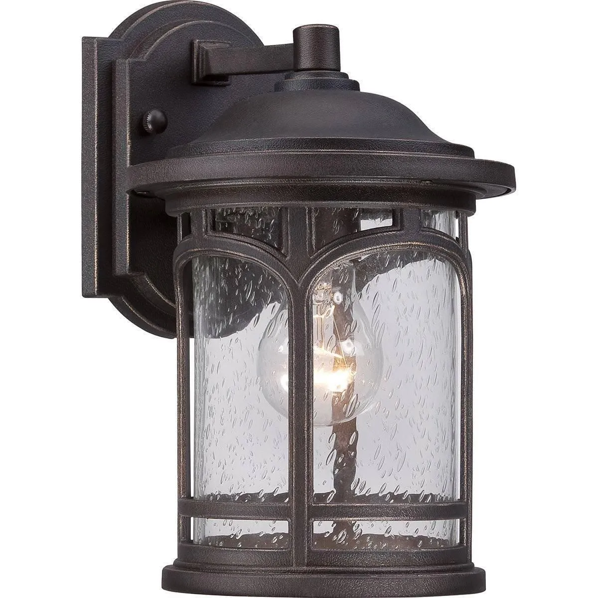 Netlighting Marblehead 1 Light Small Wall Lantern Palladian Bronze Finish E27