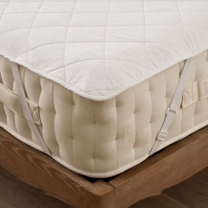Cotton Quilted Mattress Protector, Single