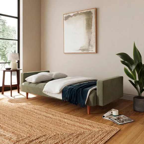 Waffle Chenille Clic Clac Sofa Bed 2
