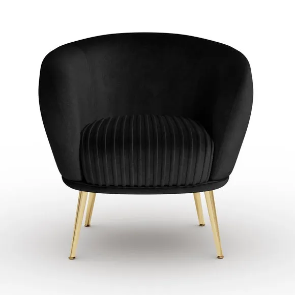 Bella Velvet Cocktail Chair 6