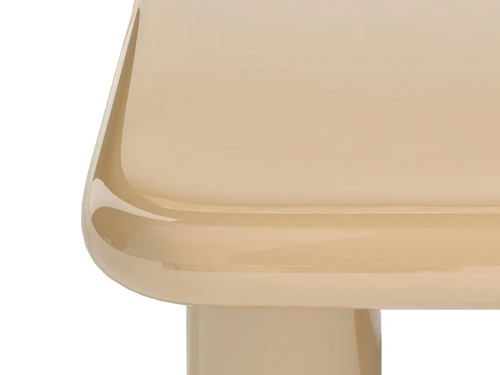 Vente-unique MDF Coffee Table - Lacquered Beige - TAMISDA 5