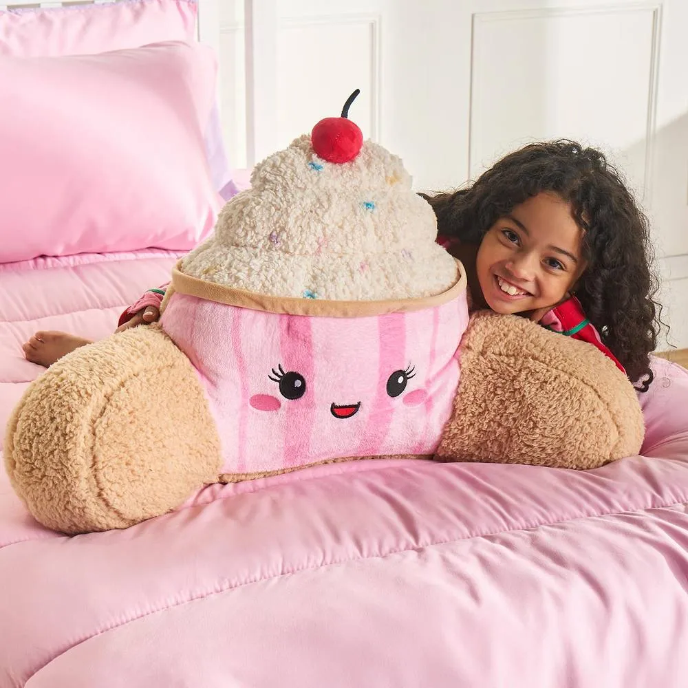 OHS Sprinkles the Cupcake Cuddle Cushion Novelty Reading Pillow