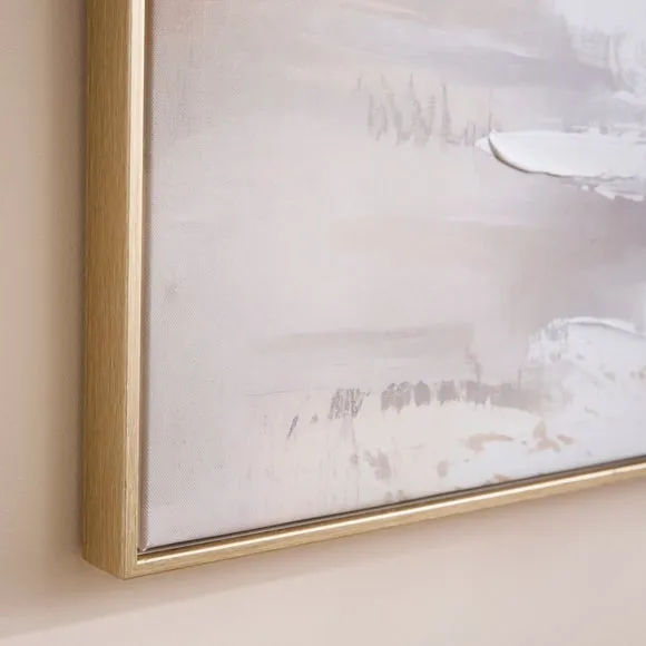 Luxe Abstract Coastal Framed Canvas 2