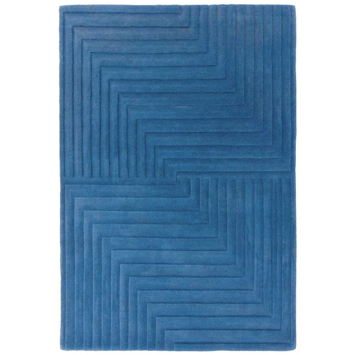 Form Rug, Blue